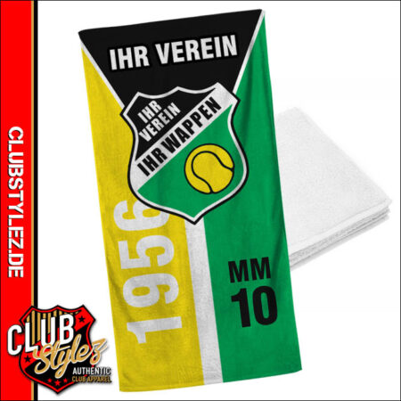 Badehandtuch für Vereine Tricolor 70x140 cm