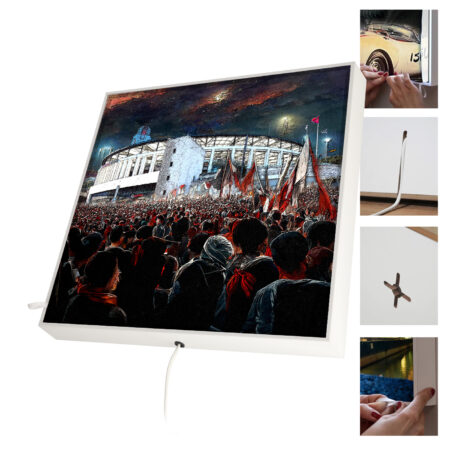 LED Leuchtrahmen mit Stadionmotiv Dolmabahce Istanbul – Bild 9
