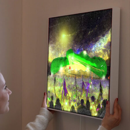 LED Leuchtrahmen mit Stadionmotiv Bursa – Bild 4