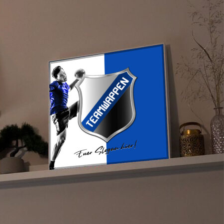 LED Leuchtrahmen mit Teamlogo Handball – Bild 4