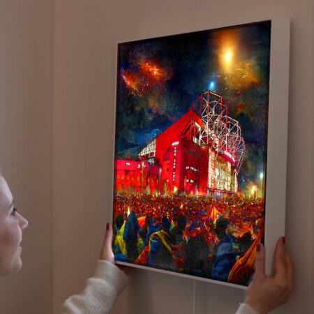LED Leuchtrahmen mit Stadionmotiv Manchester – Bild 5