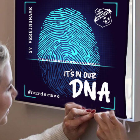 LED Leuchtrahmen Motiv Vereins DNA