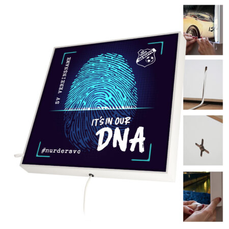 LED Leuchtrahmen Motiv Vereins DNA – Bild 7