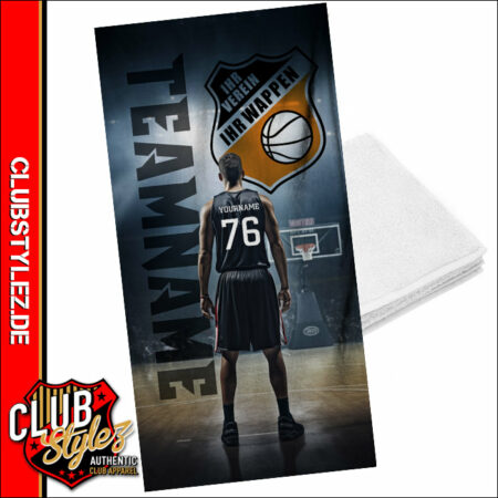 Handtuch bedrucken Basketball Verein