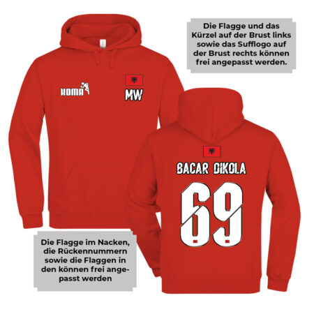 Nations Funshirt Albanien – Bild 4