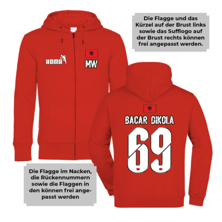 Nations Funshirt Albanien – Bild 2