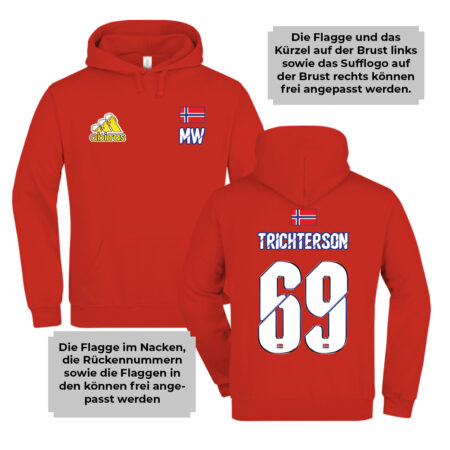 Nations Funshirt Norwegen – Bild 4