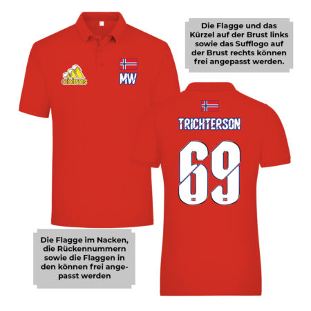 Nations Funshirt Norwegen – Bild 3