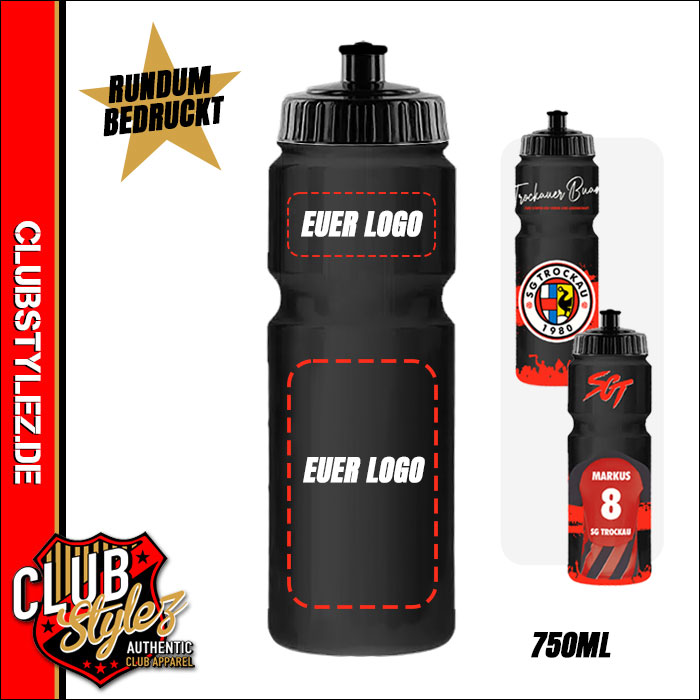 Vereinstrinkflasche Trikot